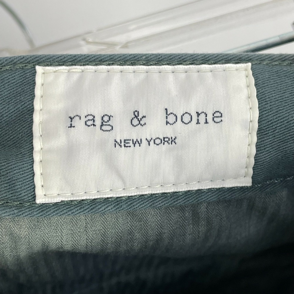 Rag & Bone Womens 28 Chino Pants Fatigue Green Slacks Preppy Casual Straight Leg - Picture 6 of 10